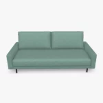 freistil 170 Sofa in der Breite ca. 203 cm im Stoff-Bezug 1053 pastelltuerkis