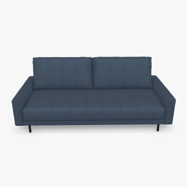 freistil 170 Sofa in der Breite ca. 203 cm im Stoff-Bezug 1056 schwarzblau