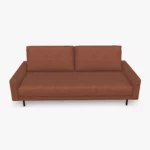 freistil 170 Sofa in der Breite ca. 203 cm im Stoff-Bezug 1057 kupferbraun