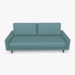 freistil 170 Sofa in der Breite ca. 203 cm im Stoff-Bezug 3047 taubenblau