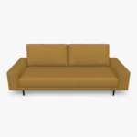 freistil 170 Sofa mit breiten Seitenteilen in der Breite ca. 220 cm im Stoff-Bezug 3045 braunbeige