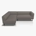 freistil 185 Ecksofa in der Breite 225 cm im Stoffr-Bezug 3040 platingrau