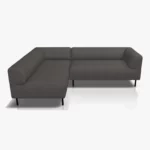 freistil 185 Ecksofa in der Breite 225 cm im Stoffr-Bezug 3041 zeltgrau