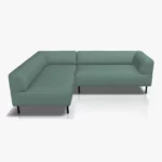 freistil 185 Ecksofa in der Breite ca. 225 cm im Stoff-Bezug 1053 pastelltürkis