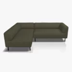 freistil 185 Ecksofa in der Breite ca. 225 cm im Stoff-Bezug 1054 grauoliv