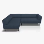 freistil 185 Ecksofa in der Breite ca. 225 cm im Stoff-Bezug 1056 schwarzblau