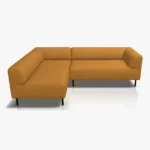 freistil 185 Ecksofa in der Breite ca. 225 cm im Stoff-Bezug 4027 goldgelb