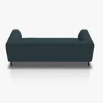 freistil 185 Sofa in der Breite 203 cm aus der Rueckansicht im Stoff-Bezug 3042 graublau