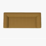 freistil 185 Sofa in der Breite 203 cm aus der Vogelperspektive im Stoff-Bezug 3045 braunbeige