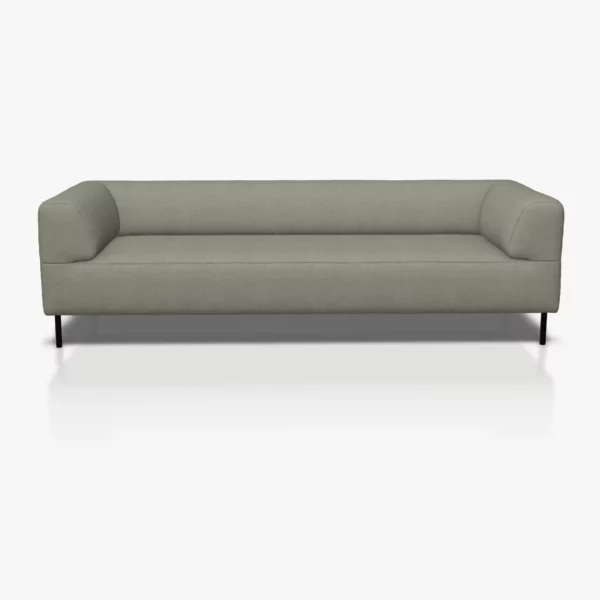 freistil 185 Sofa in der Breite ca, 223 cm im Stoff-Bezug 3046 lichtgrau