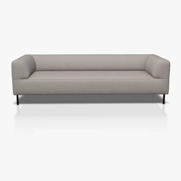 freistil 185 Sofa in der Breite ca, 223 cm im Stoff-Bezug 4020 silbergrau