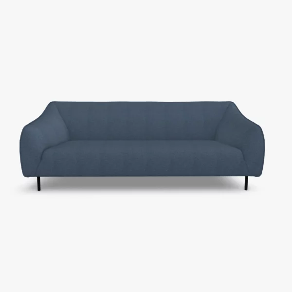 freistil 132 Sofa in der Breite ca. 212 cm im Stoff-Bezug 1056 schwarzblau