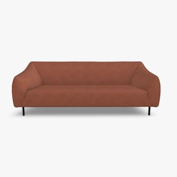 freistil 132 Sofa in der Breite ca. 212 cm im Stoff-Bezug 1057 kupferbraun