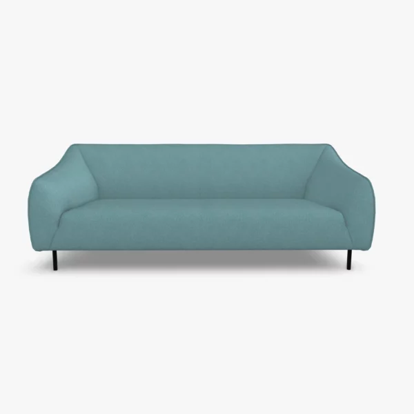 freistil 132 Sofa in der Breite ca. 212 cm im Stoff-Bezug 3047 taubenblau