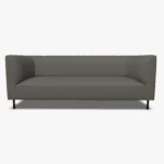 freistil 160 Sofa in der Breite ca. 202 cm im Leder-Bezug 9041 umbragrau, Semianilinleder leicht pigmentiert