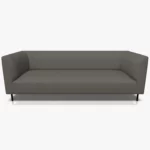 freistil 160 Sofa in der Breite ca. 222 cm im Leder-Bezug 9041 umbragrau, Semianilinleder leicht pigmentiert