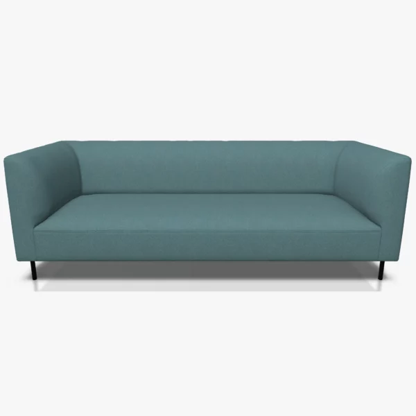 freistil 160 Sofa in der Breite ca. 222 cm im Stoff-Bezug 3047 taubenblau