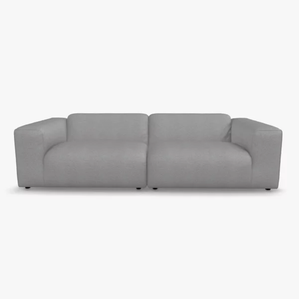 freistil 187 Sofa in der Breite ca. 260 cm im Stoff-Bezug 1051 eisengrau