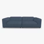 freistil 187 Sofa in der Breite ca. 260 cm im Stoff-Bezug 1056 schwarzblau