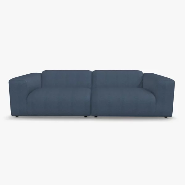 freistil 187 Sofa in der Breite ca. 260 cm im Stoff-Bezug 1056 schwarzblau