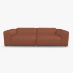 freistil 187 Sofa in der Breite ca. 260 cm im Stoff-Bezug 1057 kupferbraun