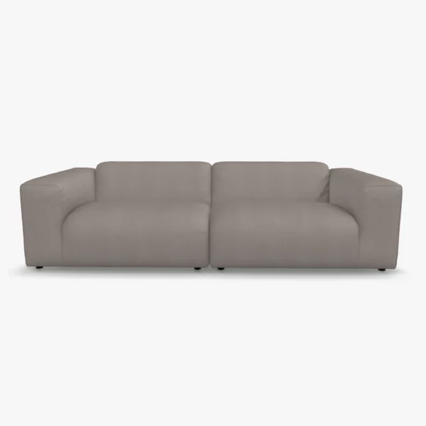 freistil 187 Sofa in der Breite ca. 260 cm im Stoff-Bezug 3040 platingrau