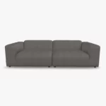 freistil 187 Sofa in der Breite ca. 260 cm im Stoff-Bezug 3041 zeltgrau