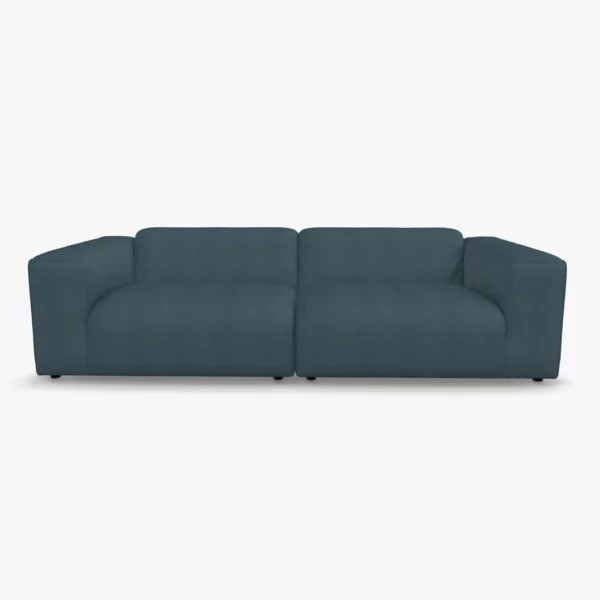 freistil 187 Sofa in der Breite ca. 260 cm im Stoff-Bezug 3042 graublau