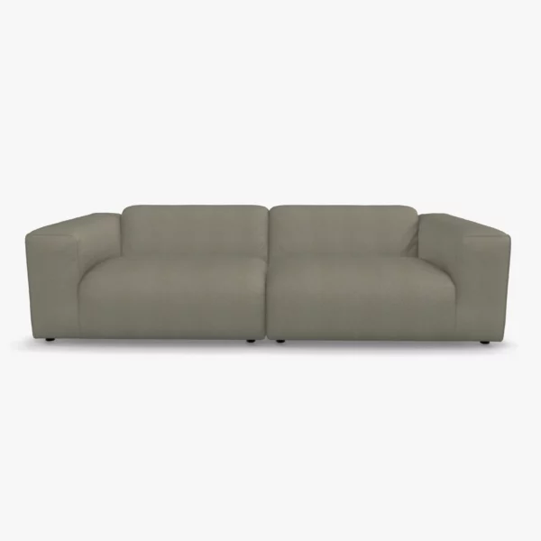 freistil 187 Sofa in der Breite ca. 260 cm im Stoff-Bezug 3044 betongrau