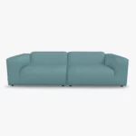 freistil 187 Sofa in der Breite ca. 260 cm im Stoff-Bezug 3047 taubenblau