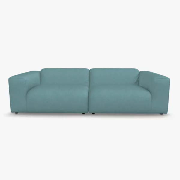 freistil 187 Sofa in der Breite ca. 260 cm im Stoff-Bezug 3047 taubenblau