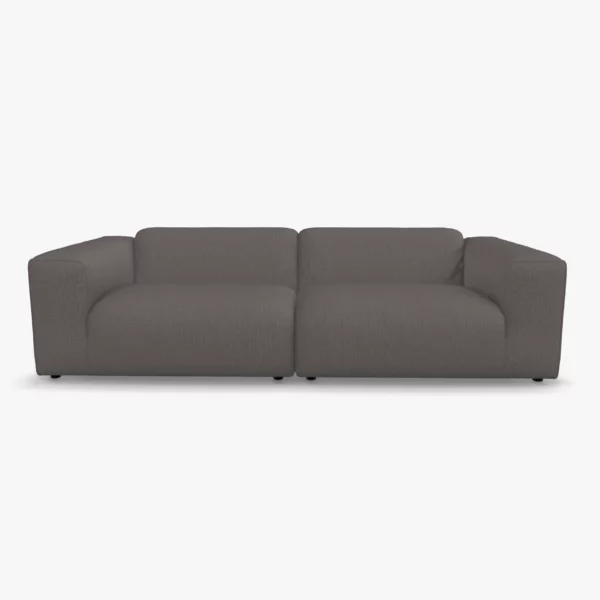 freistil 187 Sofa in der Breite ca. 260 cm im Stoff-Bezug 4019 braungrau