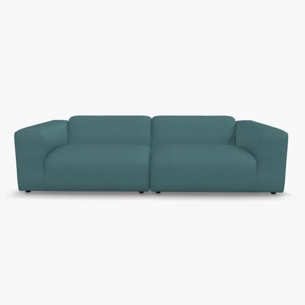 freistil 187 Sofa in der Breite ca. 260 cm im Stoff-Bezug 4025 azurblau