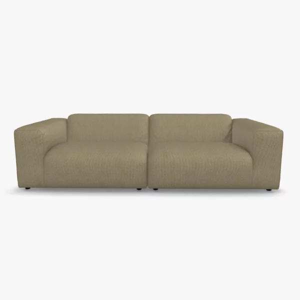 freistil 187 Sofa in der Breite ca. 260 cm im Stoff-Bezug 4070 schilfgrün