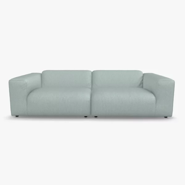 freistil 187 Sofa in der Breite ca. 260 cm im Stoff-Bezug 4071 pastelltürkis