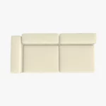 freistil ECHT Sofa Bundle 1 aus der Vogelperspektive im Stoff-Bezug 2300 cremeweiss