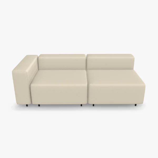 freistil ECHT Sofa Bundle 1 im Stoff-Bezug 4400 cremeweiss