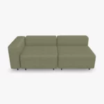 freistil ECHT Sofa Bundle 1 im Stoff-Bezug 4403 moosgrau