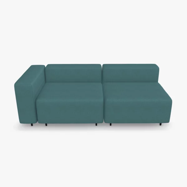 freistil ECHT Sofa Bundle 1 im Stoff-Bezug 4405 blaugrau