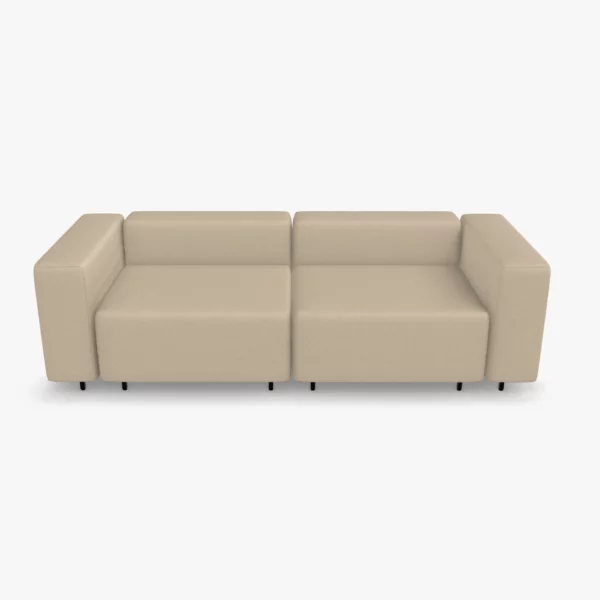 freistil ECHT Sofa Bundle 2 im Stoff-Bezug 2302 weissaluminium