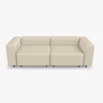 freistil ECHT Sofa Bundle 2 im Stoff-Bezug 4400 cremeweiss