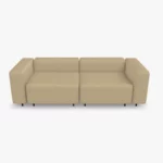 freistil ECHT Sofa Bundle 2 im Stoff-Bezug 4402 seidengrau