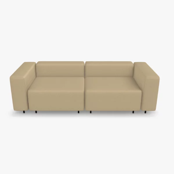 freistil ECHT Sofa Bundle 2 im Stoff-Bezug 4402 seidengrau