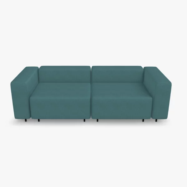 freistil ECHT Sofa Bundle 2 im Stoff-Bezug 4405 blaugrau