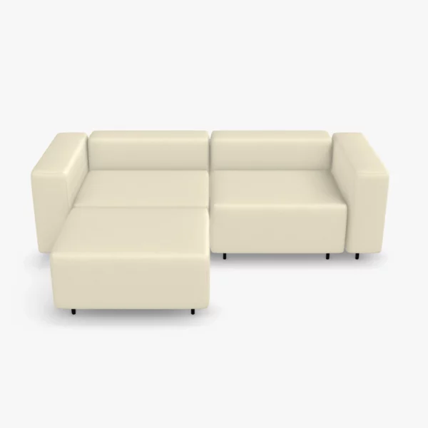 freistil ECHT Sofa Bundle 3 im Stoff-Bezug 2300 cremeweiss