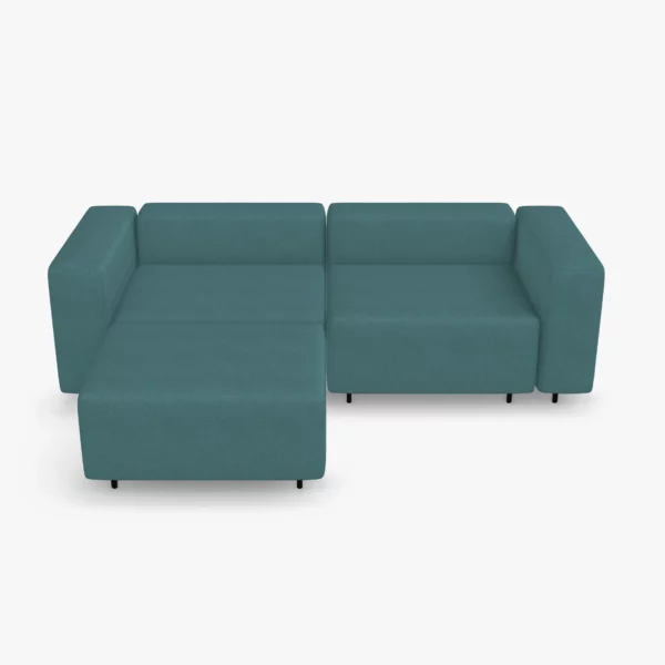 freistil ECHT Sofa Bundle 3 im Stoff-Bezug 4405 blaugrau