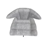 Bretz CASSIA Stuhlsessel B156 aus der Vogelperspektive im Bezug 659681 feather grey