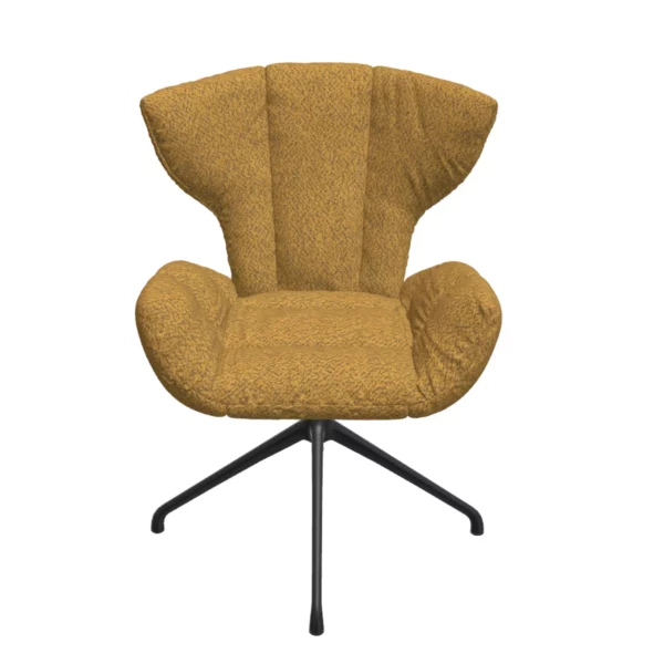 Bretz CASSIA Stuhlsessel B156 im Bezug 657275 caramel