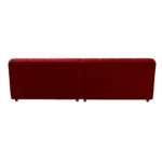 Bretz OCEAN 7 Sofa mit Ottomane UDli-Ure 158 in der Breite ca. 264 cm Bezug 619412 tomato aus der Rueckansicht