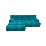 Bretz OCEAN 7 Sofa mit Ottomane UDli-Ure 158 in der Breite ca. 264 cm Bezug 641922 amalfi